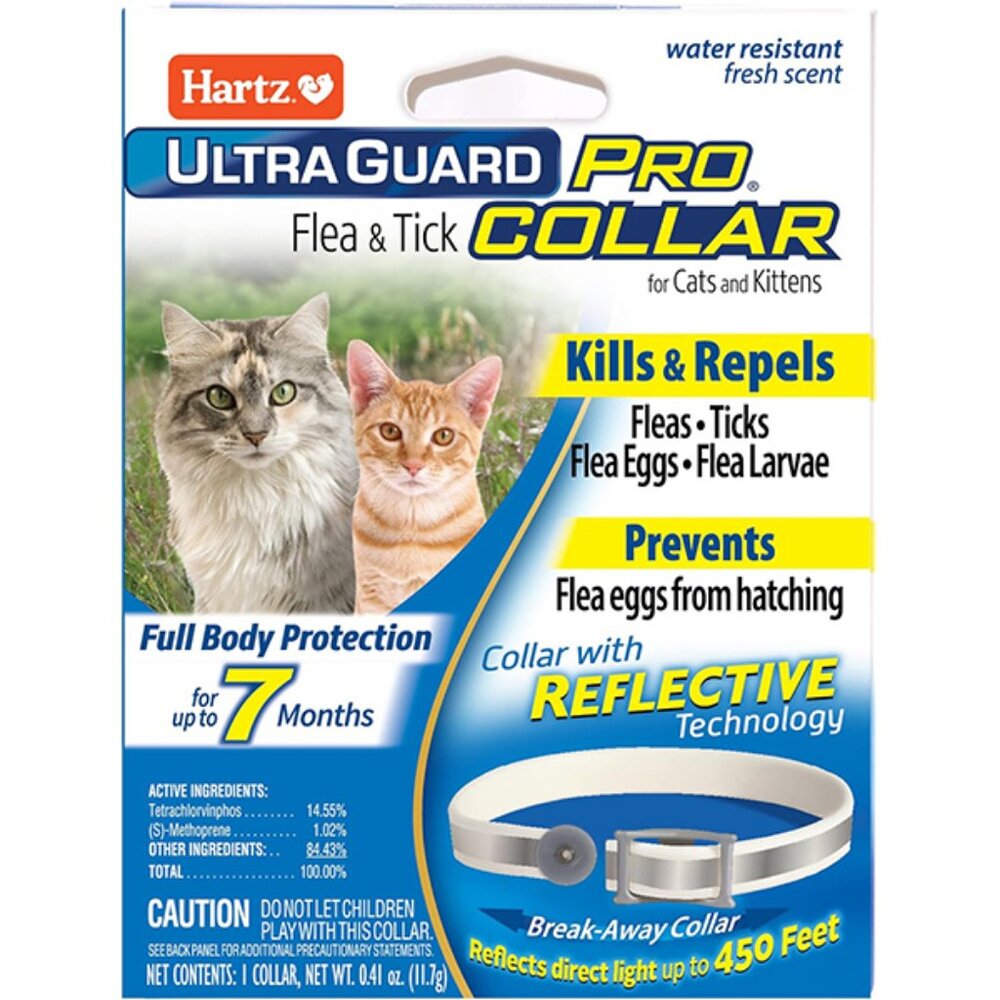 New UltraGuard Pro Flea and Tick Collar for Cats and Kittens 7 Month Use